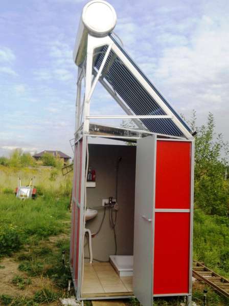 Нанотехнологичный душ с солнечным коллектором в Туле