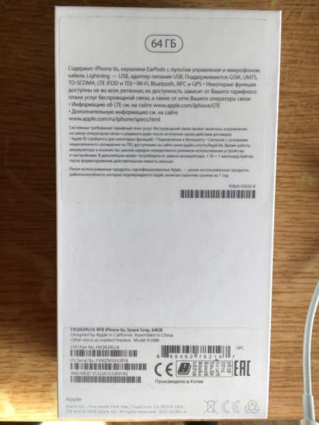 IPhone 6S 64 GB Space Gray в Санкт-Петербурге фото 3
