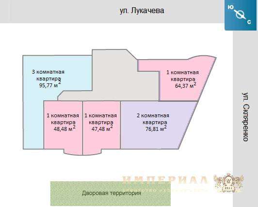 Продам двухкомнатную квартиру в г.Самара.Жилая площадь 76 кв.м.Этаж 5.Дом монолитный.