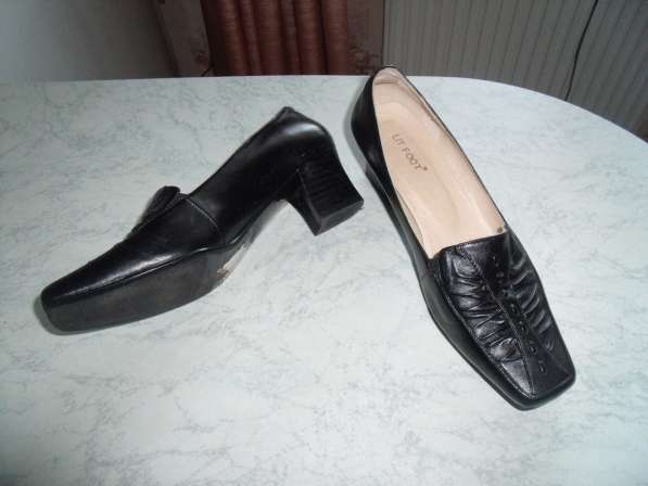 Черные туфли Litfoot на маленьком каблуке р.37-37.5
