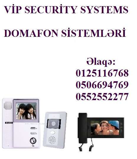 Domafon və siqnalizasiya sistemlərinin satışı в фото 4