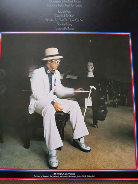 Продам виниловый диск Элтон Джон "Greatest Hits",1974г в Евпатории