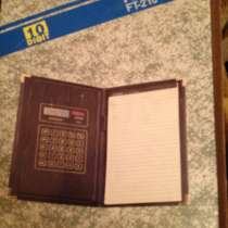 Продам калькулятор-папка-блокнот. Citizen FT-205P 1990 год, в Новосибирске