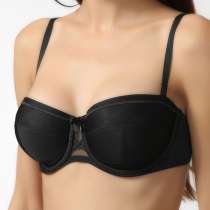 Бюстгальтер Милавица 11592. Цветовая гамма: Черный, Размер: 85F, Бренд: MILAVITSA, Разновидность: без боковой поддержки (Поролон), в Москве