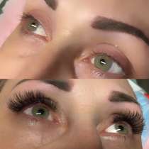 Наращивания ресниц, архитектура, покраска бровей, в Москве