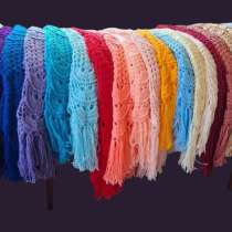 Платок шаль ажурная ручной работы, в Черкесске