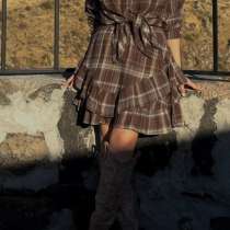 Костюм юбка с рубашкой в клетку, в Пятигорске