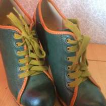 П/ботинки женские Цвет: т. зеленый/коричневый Размер 38 Мат, в Ижевске