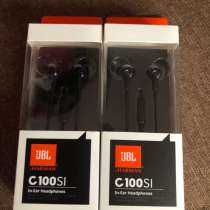 Наушники JBL C100SIU Black, в Москве