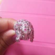 Серебряное кольцо с сапфирами, рубинами, в Москве