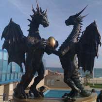Скульптура "Влюбленные драконы&qu, в Краснодаре