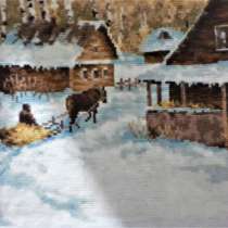 Картина вышивка крестиком ручная работа, в Железногорске