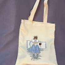 "Читающая мечта" шоппер ручной работы из канваса, в Чебоксарах