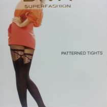 Колготки фантазийные имитация чулок 380D Diva. Цветовая гамма: Черный, Страна производитель: ИТАЛИЯ, Размер: Free size (Колготки,чулки,носки,пояс), в Москве