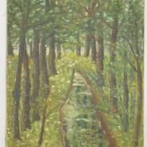 Картина старинная Пейзаж (X443), в Москве