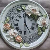 Часы настенные ручная работа, в Санкт-Петербурге