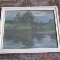 Картина Алексея Либерова. "Весна. У озера", в Москве