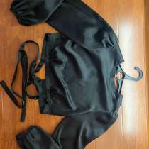 Атласный топ на завязках, с открытой спиной, в г.Минск