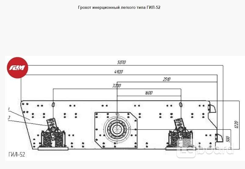 Грохот гис 52 чертеж